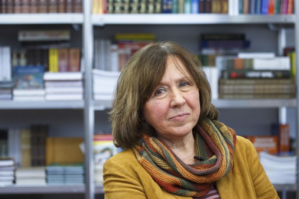 2015諾貝爾文學獎得主斯維拉娜．亞歷塞維奇。（湯森路透）