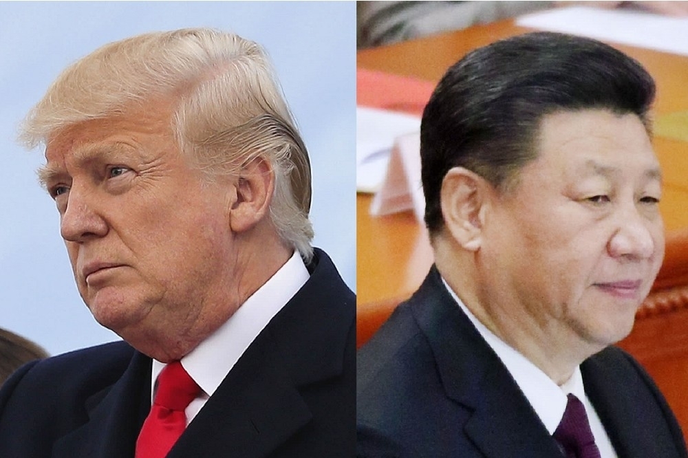 美國總統川普（左）、中國國家主席習近平將會在G20高峰會上見面。（美聯社）