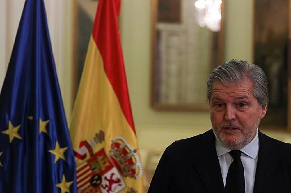 西班牙中央政府發言人曼德斯迪維哥。（湯森路透）