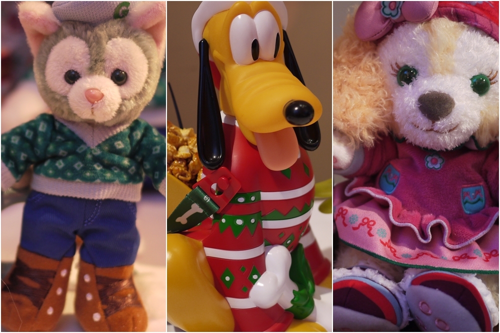 每到聖誕節，香港迪士尼都會推出一系列令人瘋狂的可愛商品。（攝影：黃映嘉）
