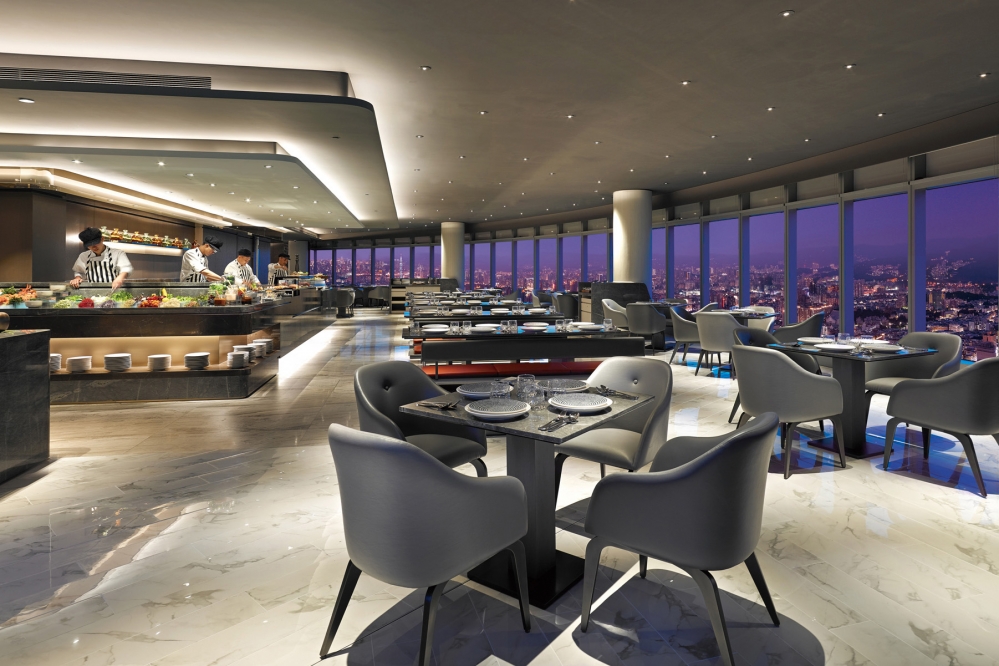 圖說: 全國最高自助餐廳「50樓Café」
圖片來源: Mega 50
