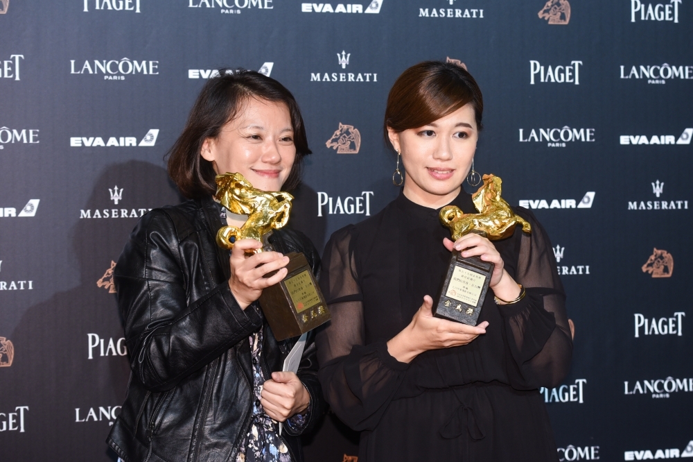 台灣紀錄片導演傅榆（右）獲得金馬獎殊榮。（資料照片/攝影：張文玠）