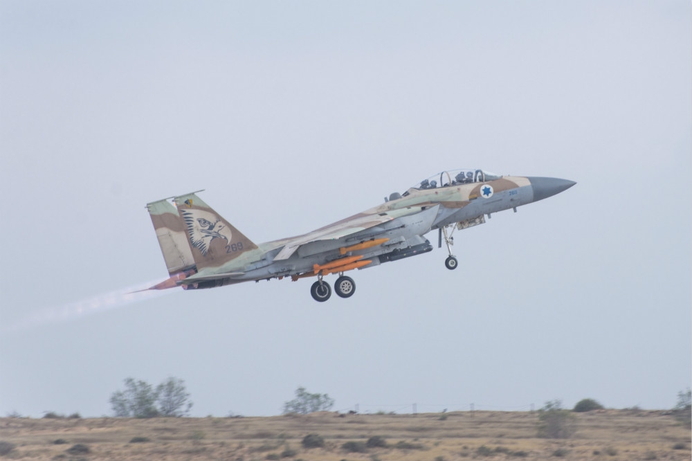 以色列軍方現役的F-15 I戰機。（圖片取自以色列空軍）
