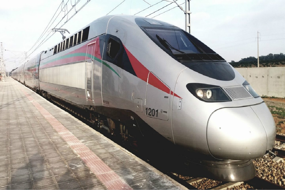 採用法國製造的TGV高速列車、摩洛哥第一調高鐵17日通車。（圖片取自摩洛哥鐵路公司ONCF）