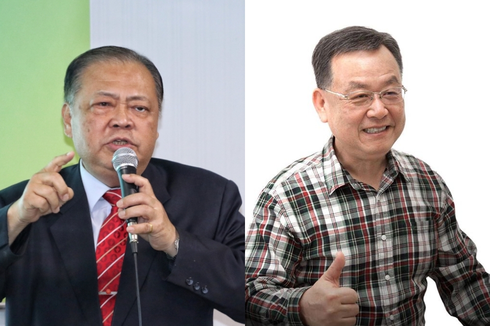澎湖縣長候選人賴峰偉（左）、陳光復（右）。（資料照片、陳光復臉書）