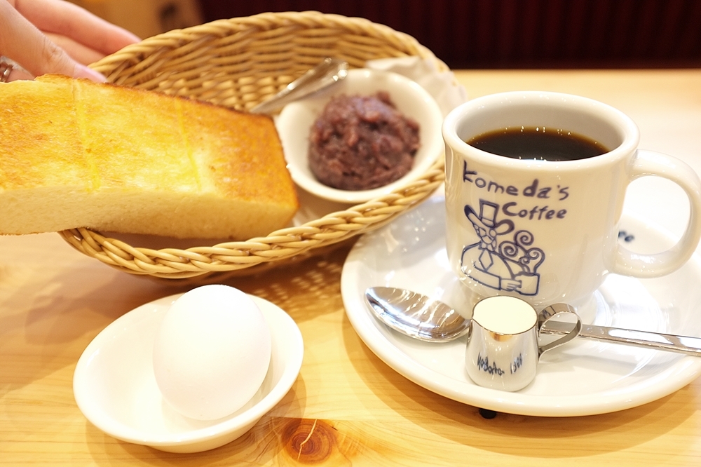 名古屋老字號咖啡廳 KOMEDA’s Coffee 獨特的朝食文化，現在在台灣享受到囉（攝影：施縈縈）