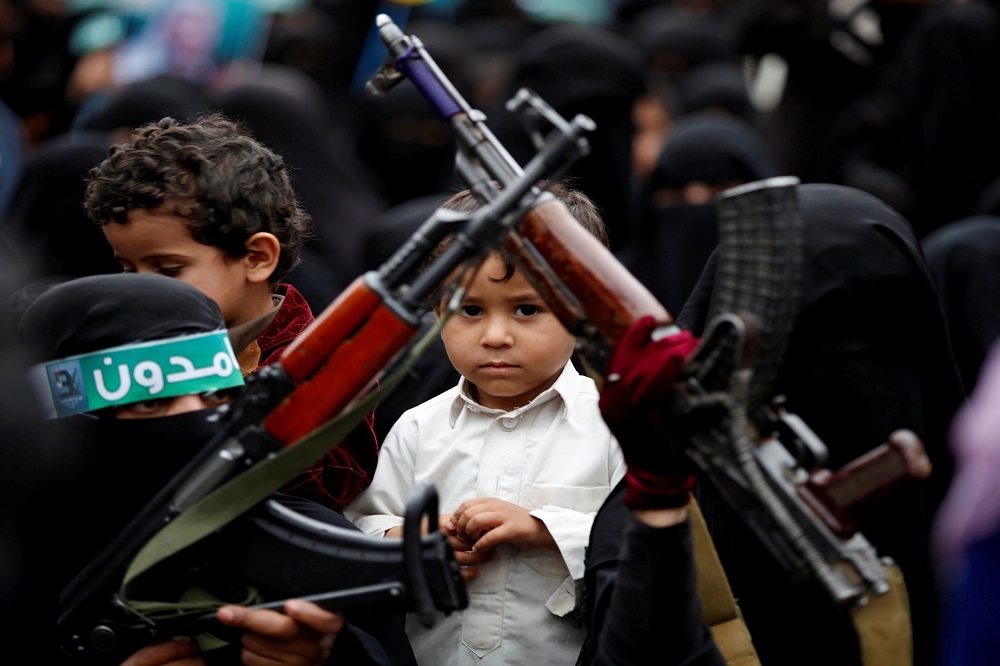 葉門內戰2014開打至今，造成國內飢荒嚴重，6日交戰雙方展開首次協商。（湯森路透）