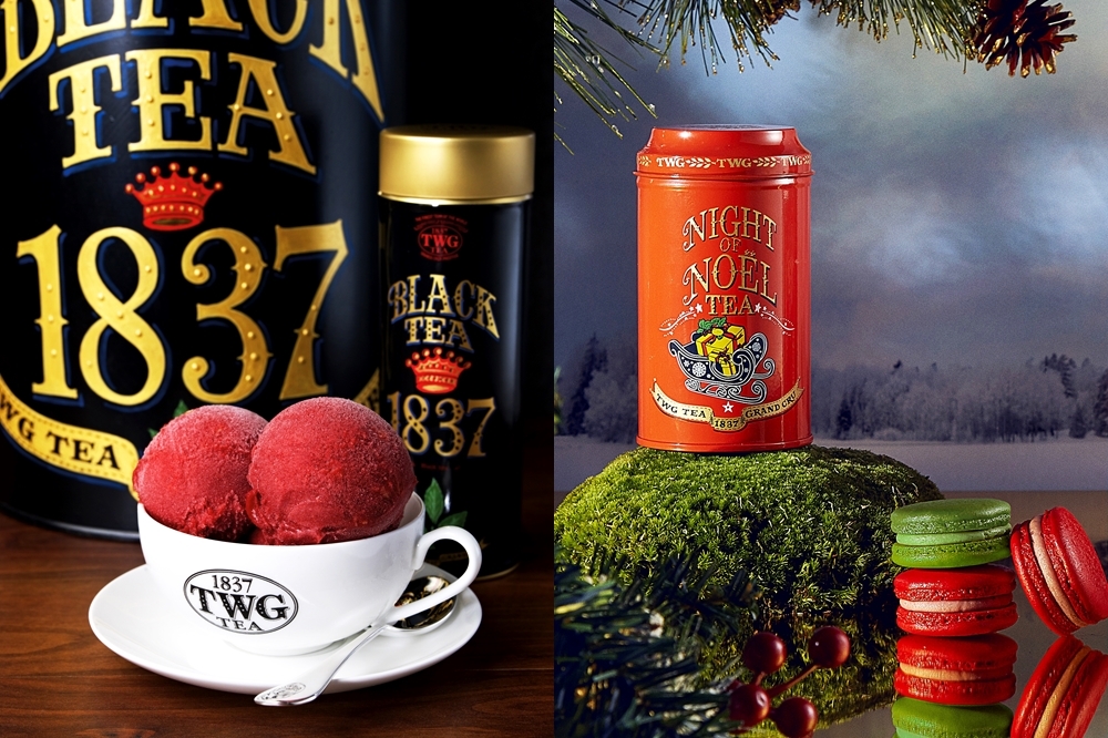 世界國際級奢華茶葉品牌 TWG 在今（2018）年的聖誕節，推出「台灣地區限定」茶香馬卡龍（圖片來源：TWG TEA）