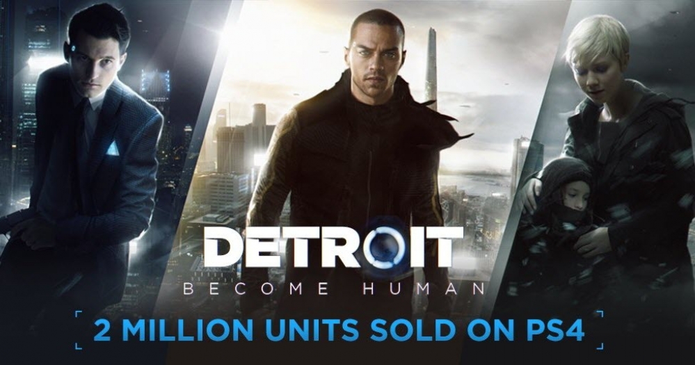 以劇情為主軸的《底特律：變人》上市至今5個月，日前官方宣布本作銷售突破200萬。（圖／PlayStation）