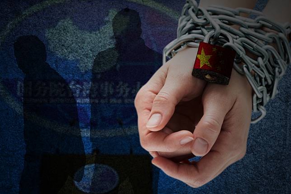 去年12月，中國國台辦有3名局級官員遭調查，其中2人被發現為我方國安局蒐集情資，已經被捕。（合成畫面）
