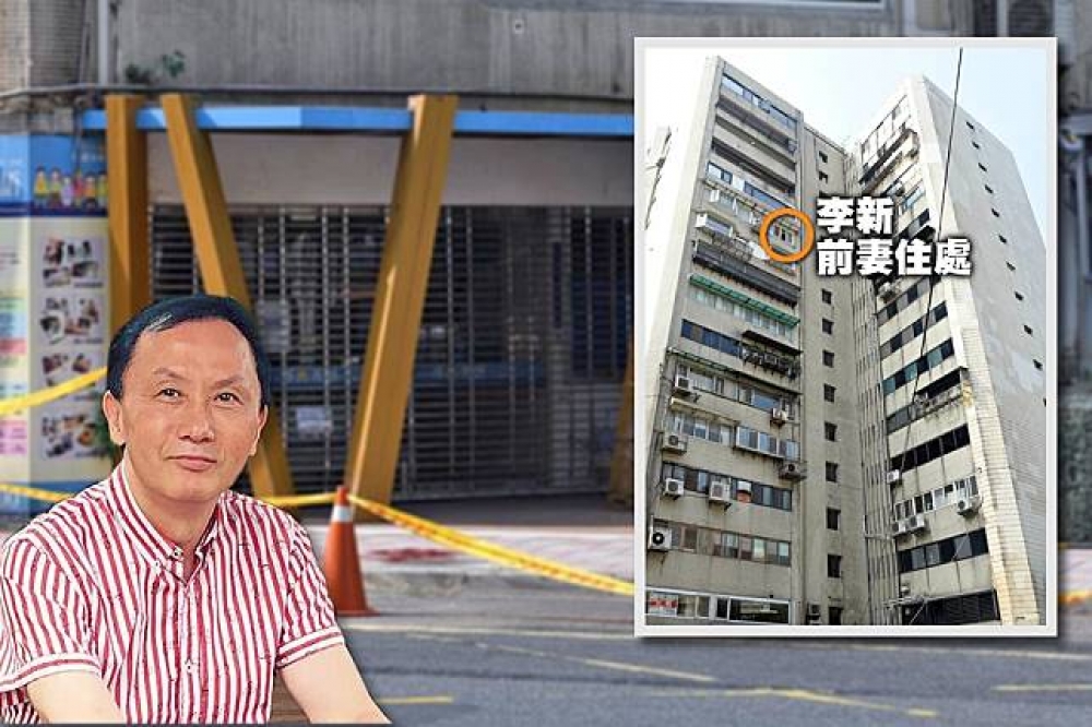台北市議員李新在前妻住處墜樓亡。（合成畫面／葉信菉、李新臉書）
