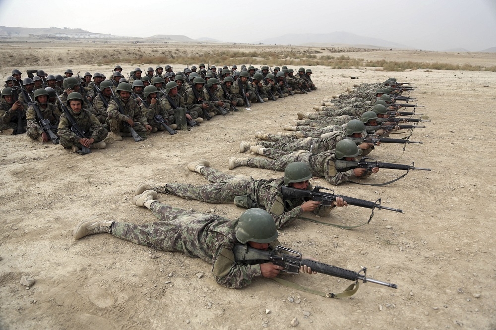 圖為隸屬於阿富汗國家軍隊的突擊隊。阿富汗目前仍是基地組織的重要據點，為全球反恐行動最前線。（美聯社）