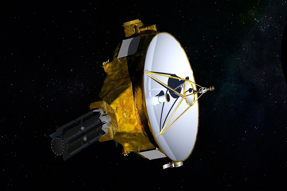 美國國家航空暨太空總署（NASA）1日公布，無人太空船「新視野號」（New Horizons）順利飛越太陽系最遙遠的星體。（美聯社）