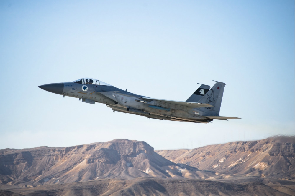 空戰主力之一、以色列現役F-15「鷹式」戰機。（圖片取自以色列空軍）