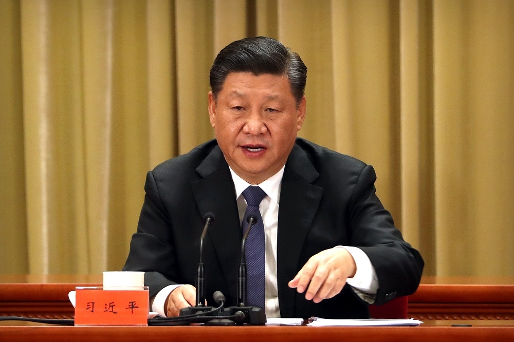 中國領導人習近平日前發表《告台灣同胞書》，重申對台實行「一國兩制」。（湯森路透）