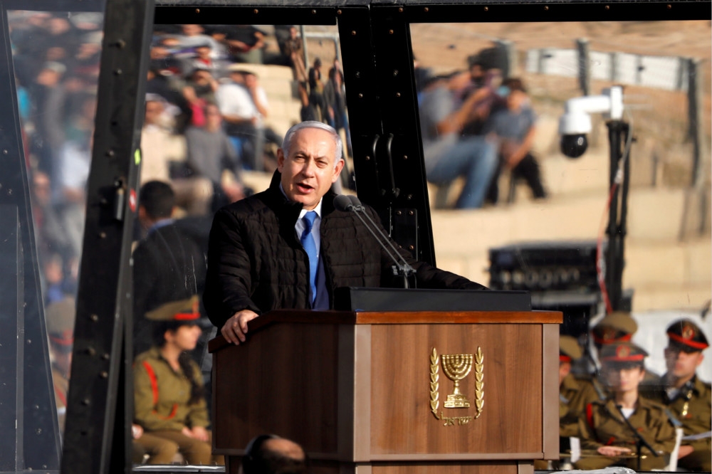 以色列現任總理納坦雅胡。（湯森路透）