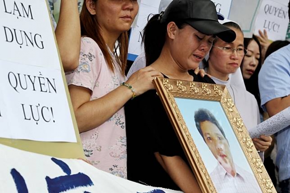 遭警方連開9槍的越南移工阮國非，其父親日前來台召開記者會要求警方公布追捕影像。（資料照片）