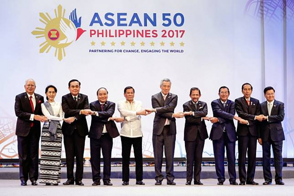第30屆的東南亞國協（ASEAN）領袖峰會由菲律賓擔任東道主。（湯森路透）