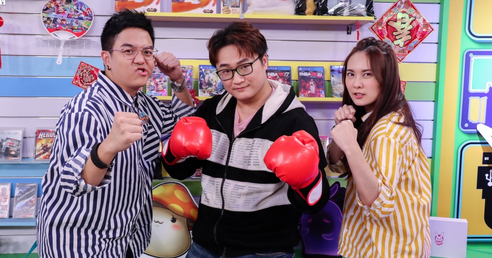 主持人6tan（左起）、YORO與小葵將在《電競老司機》除夕特別節目。