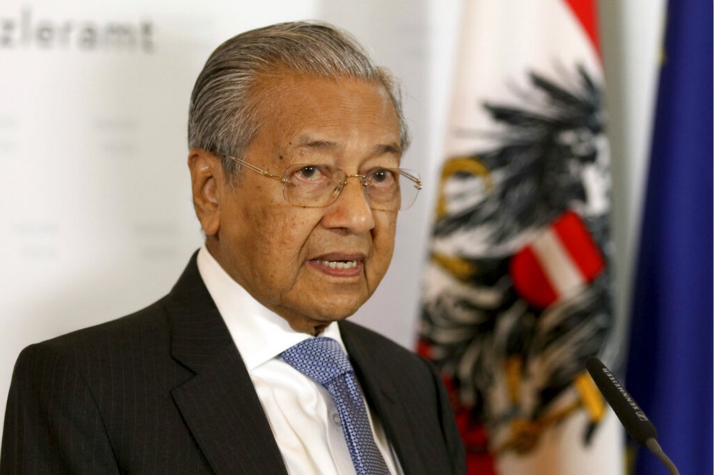 馬來西亞現任首相馬哈地。（美聯社）