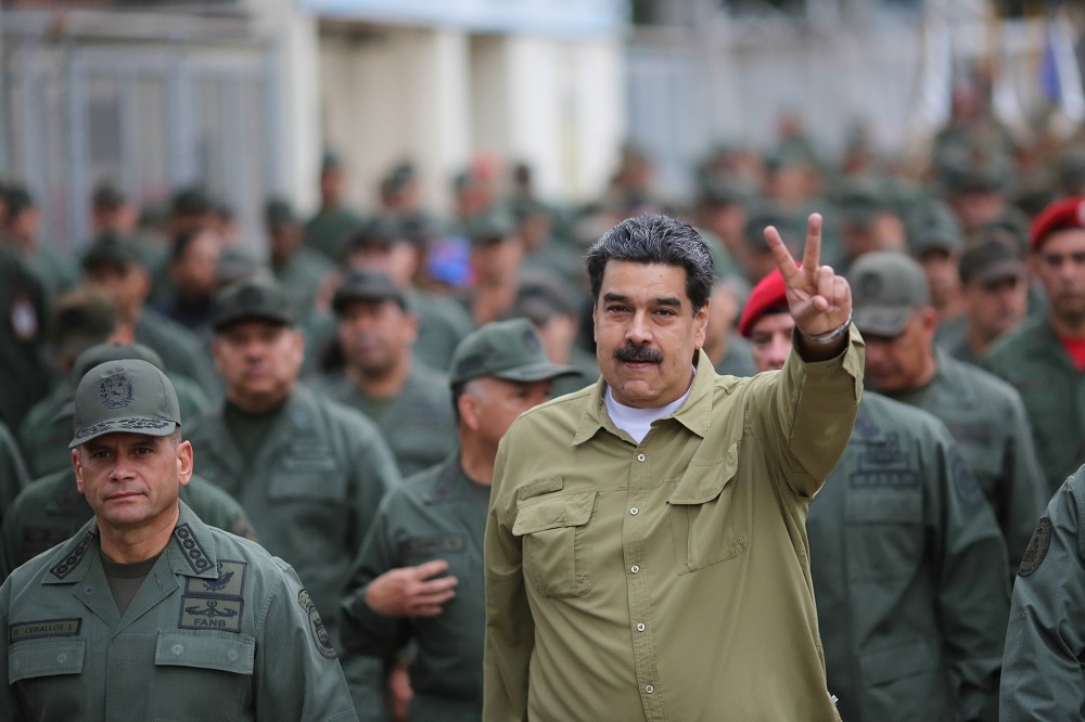 委內瑞拉獨裁總統馬杜洛。（湯森路透）