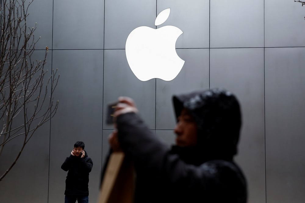 一名中國籍蘋果工程師，被美國聯邦調查局指控竊取商業機密。（湯森路透）