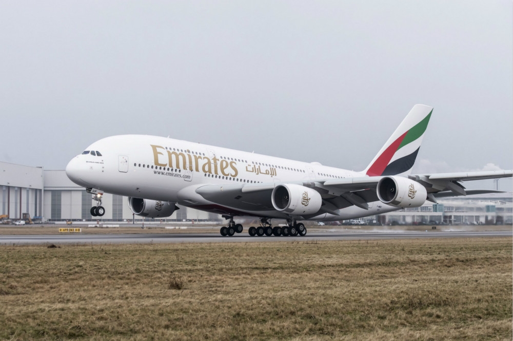 現役四引擎巨無霸客機A380生產線恐關閉。（圖片取自空中巴士官網）