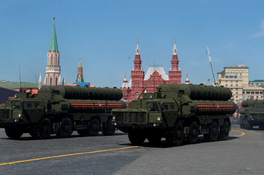 俄羅斯生產的S-400防空飛彈系統。（湯森路透）