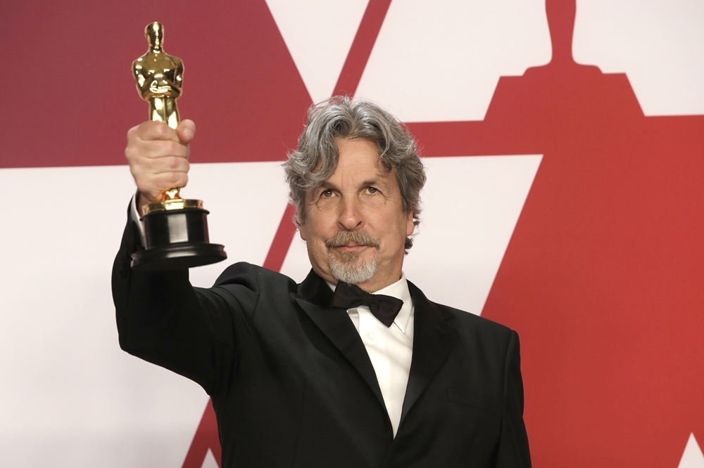 彼得法拉利以《幸福綠皮書》獲得本屆奧斯卡最佳影片和最佳原創劇本獎（湯森路透）