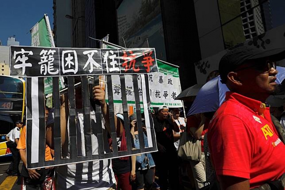 香港法治近期有被政治化趨向。（湯森路透）