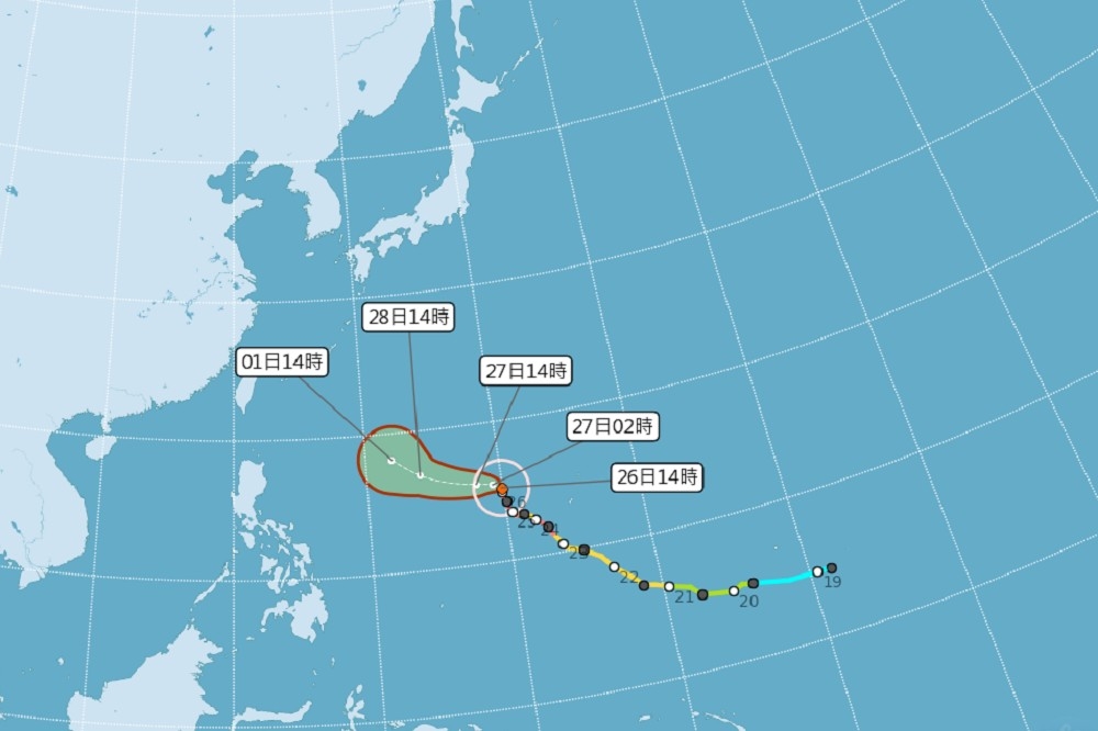 中央氣象局26日表示，颱風紀錄的相關事項，應以颱風資料庫1958年之後的資料較為適宜。（圖片取自中央氣象局官網）