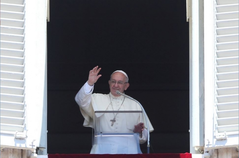 天主教宗方濟各7月於梵蒂岡。（湯森路透）
