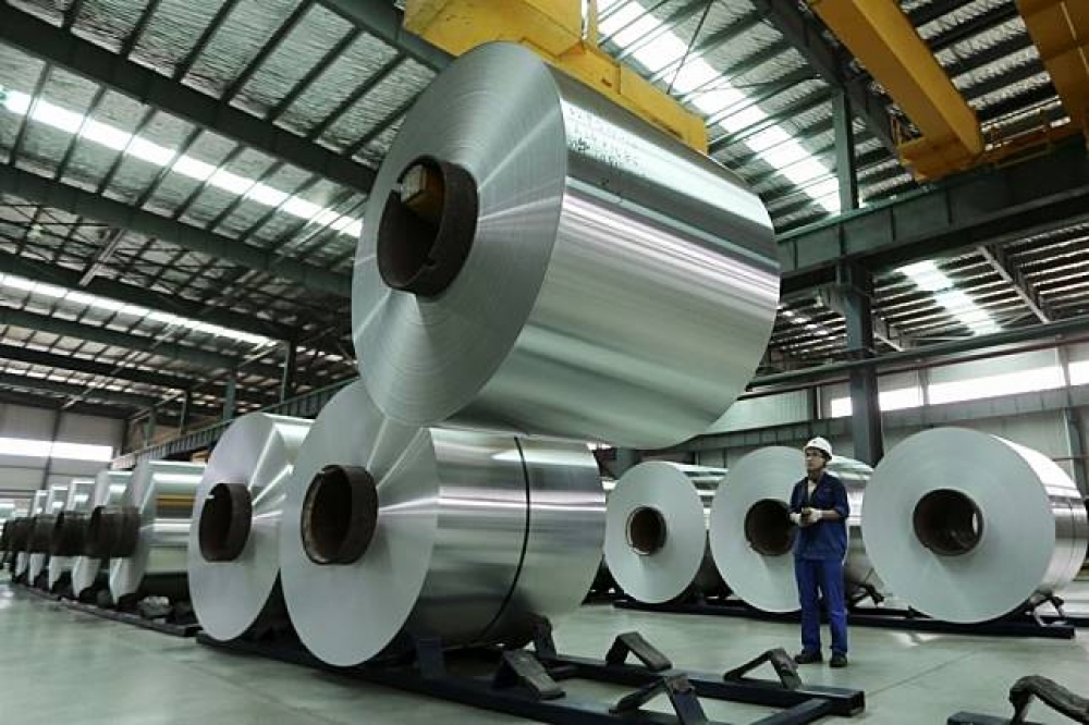 中國鋼材等貨物7月出口成長速度減緩。（美聯社）