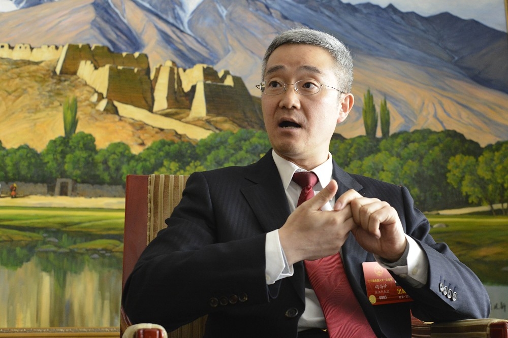 胡錦濤獨子胡海峰傳將升任西安市委書記、陝西省委常委，晉升副部級。（中新社）