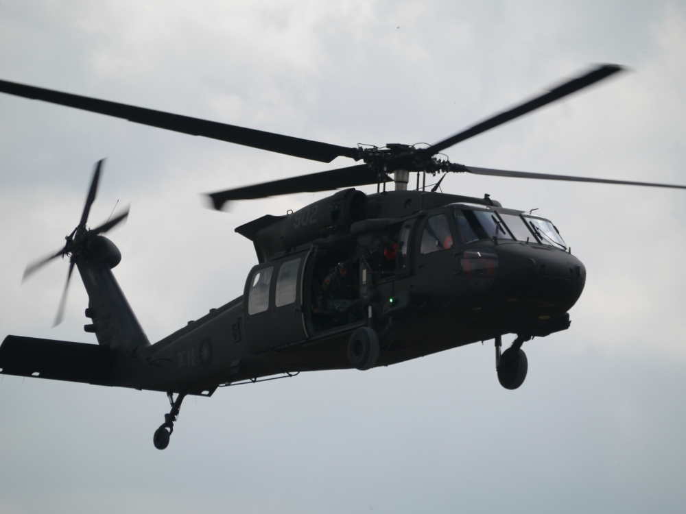 空軍用以取代S-70C海鷗直升機的UH-60M黑鷹直升機（圖）。（資料照片／朱明攝）