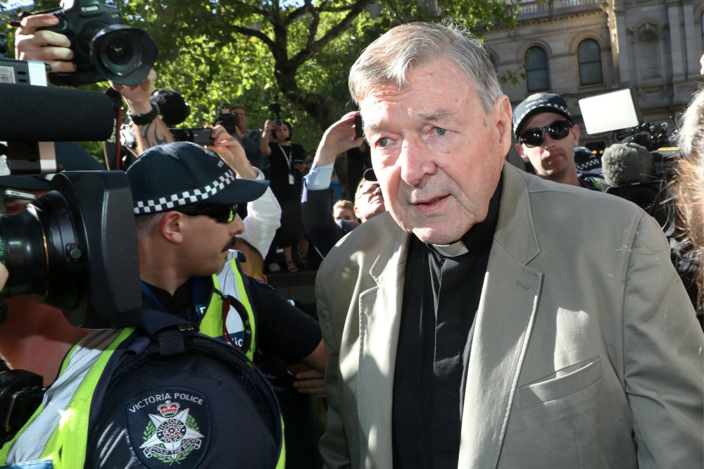 前澳洲籍樞機主教佩爾，遭法院判處6年有期徒刑。（湯森路透）