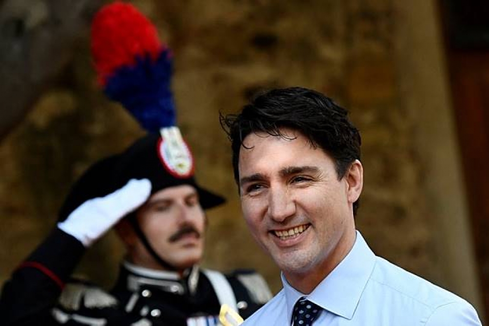 加拿大總理杜魯道（Justin Trudeau）。（湯森路透）