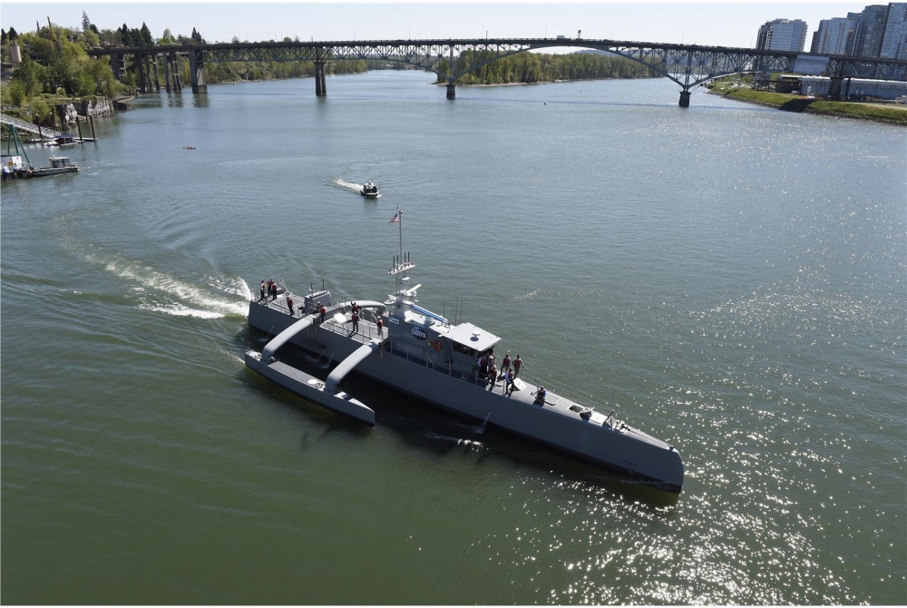 美國海軍就正在研發最新型的無人反潛艦的海獵人號（Sea Hunter），剛剛完成從美國西岸自動航行到夏威夷的測試。（圖片取自DVIDS網站）