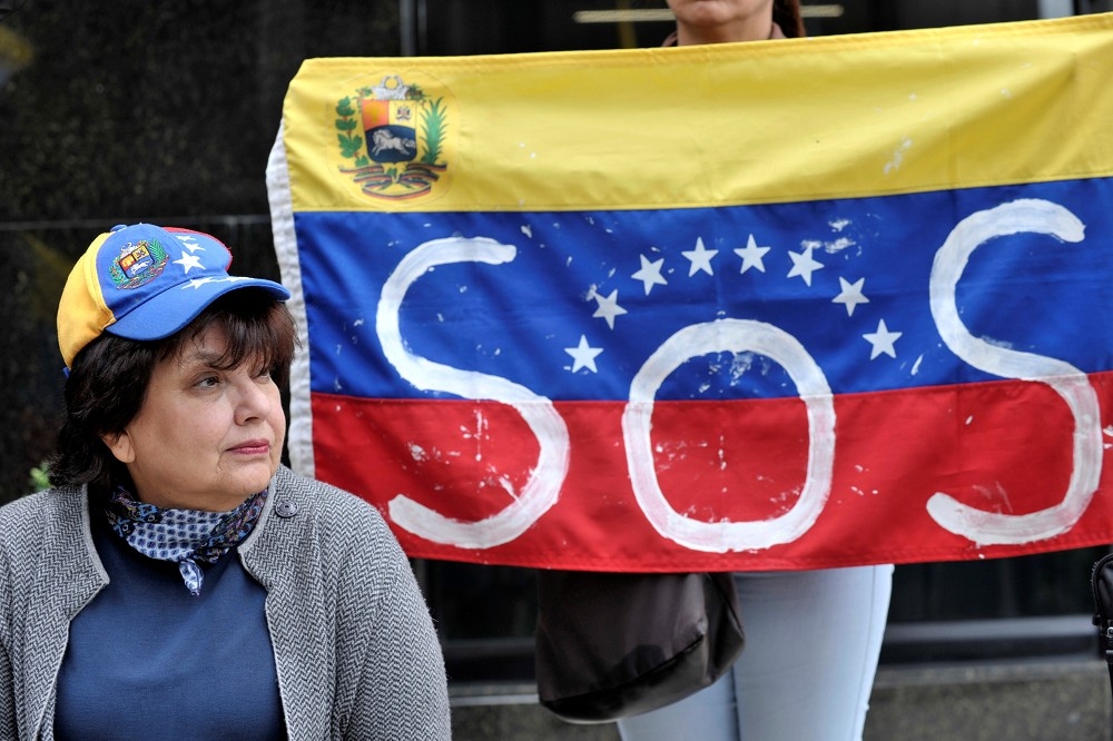 旅居哥倫比亞的委內瑞內民眾。（湯森路透）