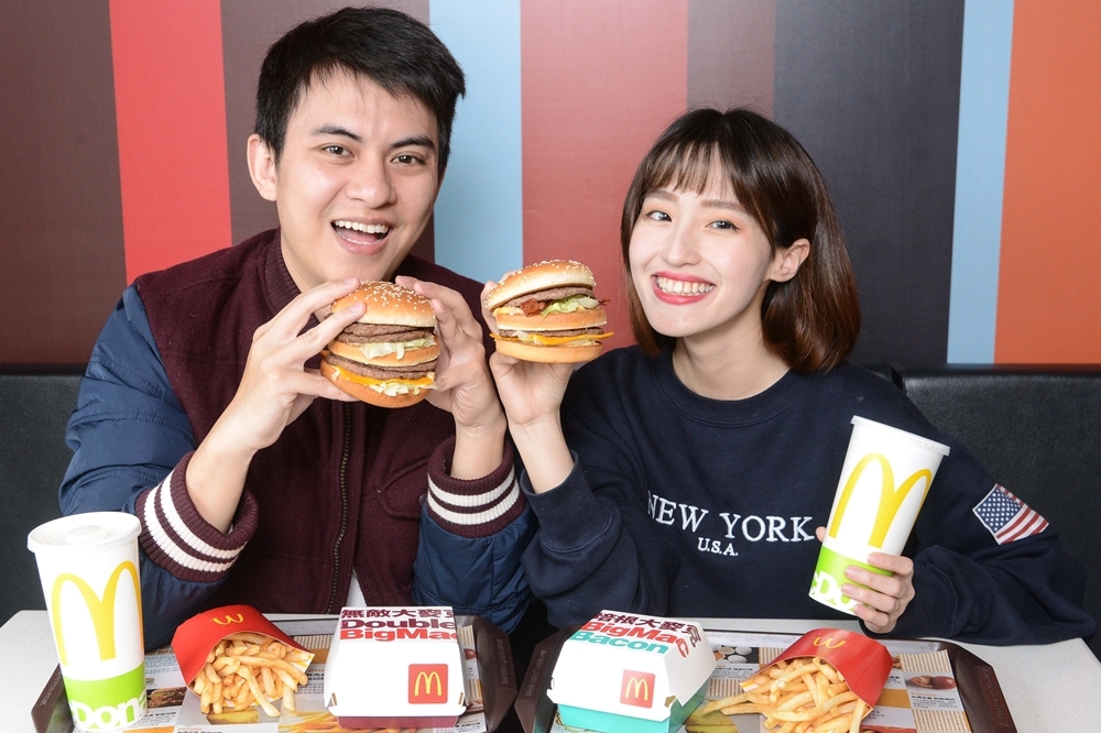 台灣麥當勞自3月20日起至4月16日止，推出期間限定「培根大麥克」（台灣麥當勞提供）
