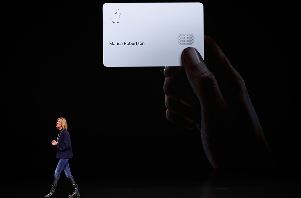 蘋果在春季發布會上推出Apple Card引發討論。（湯森路透）