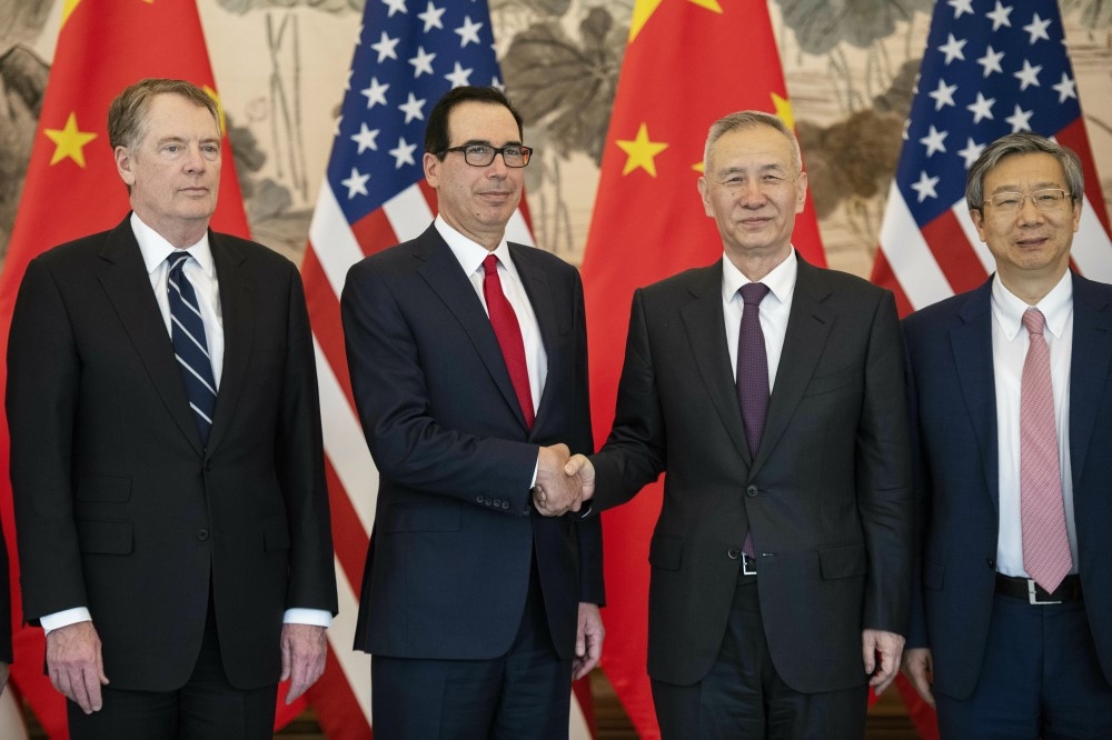 美媒指出最新中美貿易談判進展順利。（美聯社）
