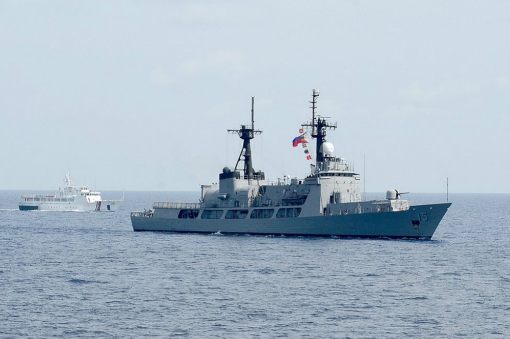 被「降級」為巡邏艇的菲國現役皮拉爾號巡防艦。（圖片取自美國海軍）