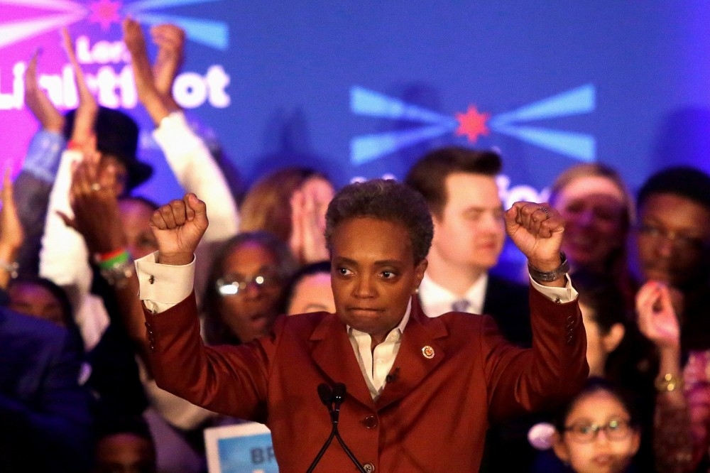 芝加哥選出首位非裔女性同志市長萊特福特。（湯森路透）