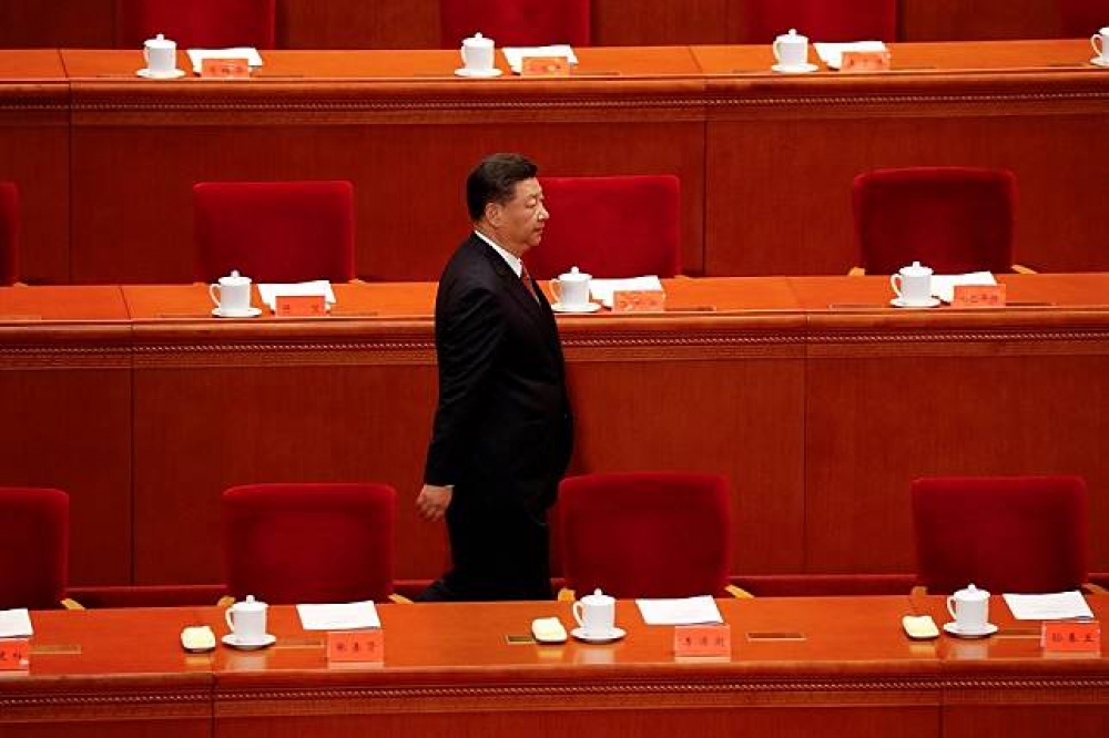 中國領導人習近平。（湯森路透）
