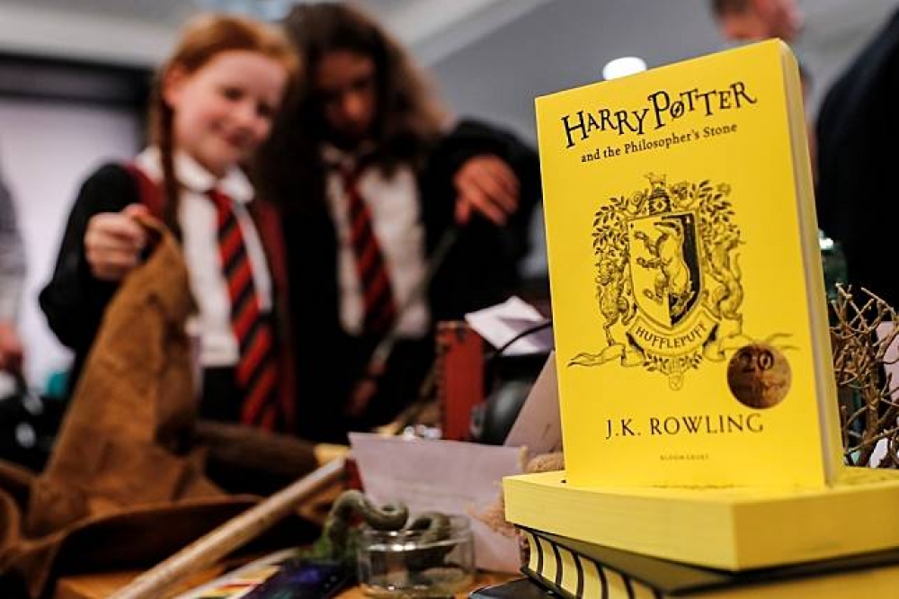 倫敦一家書店舉行的《哈利波特》二十周年慶祝活動（湯森路透）