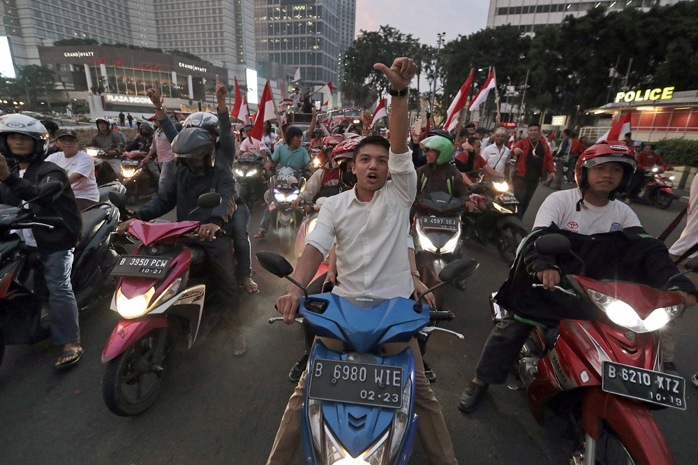 佐科威的連任，代表印尼將繼續朝向開放進步的方向前進。（美聯社）