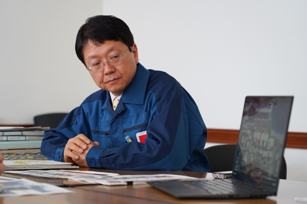 木元崇宏為東京電力公司發言人，談到311福島核災事件時他指出：「直到第一核電廠出事，我才覺悟到，原來自己在這麼危險的環境工作。」（攝影：張文玠）