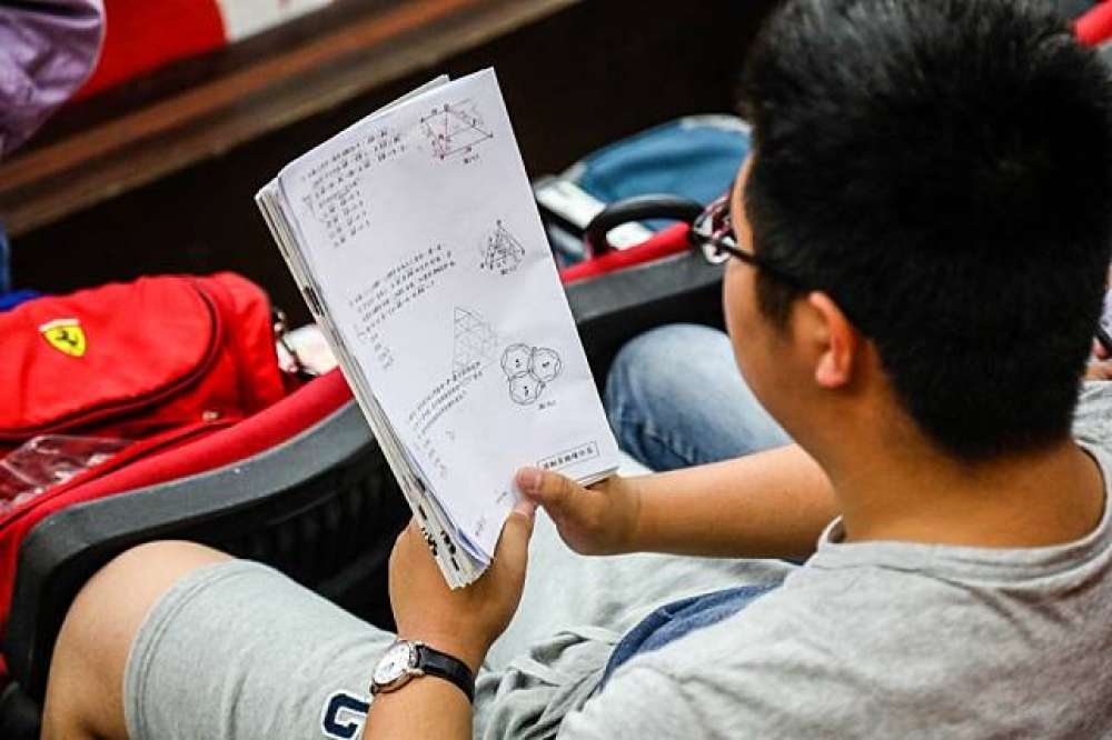中國教育部日前宣布放寬招收台灣高中生的學測標準，未來只要學測成績達均標即可申請。（資料照片）