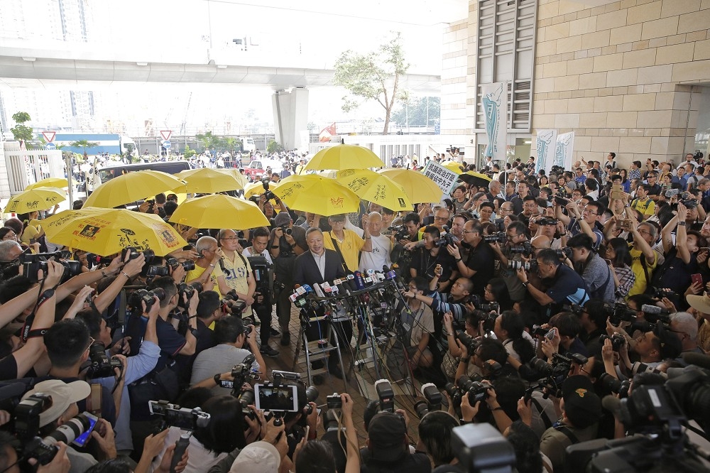 如果說要打破香港民主運動必死的悶局，帶來新的希望，開啟新的時代，占領中環是成功的。（美聯社）
